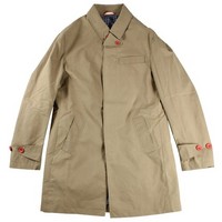 A beige trench coat is ideal for spring