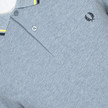Fred Perry Slim Fit Twin Polo Steel