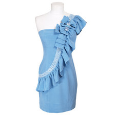 Alice By Temperley Blue Mini Vienne Dress