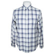 Acne Straight Check Shirt Blue