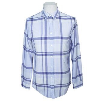 Acne Slim Check Shirt Purple