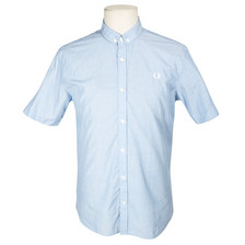 Fred Perry Turquoise End on End Shirt