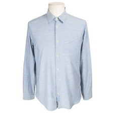 Folk Chambray Stitch Elbow Shirt