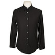 Acne Slim Poplin Black Shirt