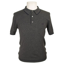 Fred Perry Vintage Knit Shirt Grey