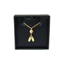 Zoe & Morgan Feathers Necklace / Gold