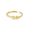 Zoe & Morgan Gold Plated Forget Me Knot Ring