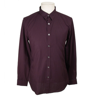 PS Paul Smith Slim Fit Plain Plum Shirt