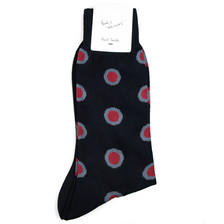 Paul Smith Accessories Black Odd Spot Socks