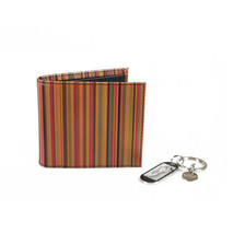 Paul Smith Accessories Multi Stripe Wallet Set