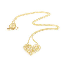 Zoe & Morgan Secret Love Necklace / Gold