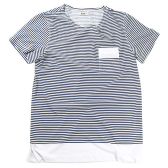 Acne Navy Granville Stripe Top