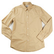 Acne Beige Slim Poplin Shirt