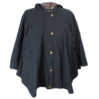 Barbour Vintage Navy Cape