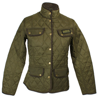 Barbour Vintage Olive International Quilt
