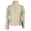 Barbour Off White Leather National Trials Jacket