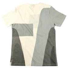 Folk Slub Cotton T-Shirt / Grey