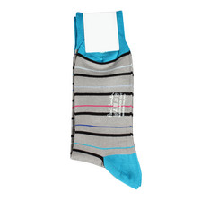 Paul Smith Accessories Thin Multi Stripe Socks Grey
