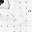 Fred Perry White Laurel Print Polo