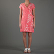 Velvet Poppy Print Dress