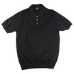 PS Paul Smith Black Short Sleeve Knitted Polo