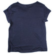 Acne Navy Granville Linen Tee