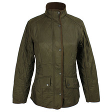 Barbour Cavalry Polar Quilt Jacket / Olive