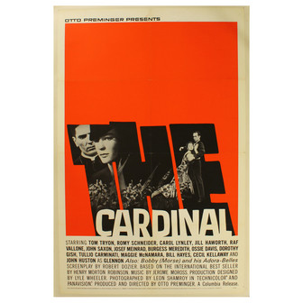 The Cardinal US One Sheet Original Poster 1964 (Saul Bass)