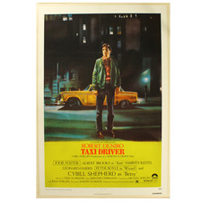 Taxi Driver One Sheet Original Poster 1976