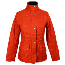 Barbour Cavalry Polar Quilt Jacket / Red