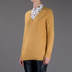 Equipment Cashmere V-Neck Jumper / Gold