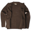 Folk Button Up Cardigan /  Brown