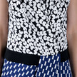 DVF Holleen Print Dress / Blue, White & Black