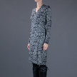 DVF Zalda Bis Dress / Black & White