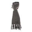 Hackett Wool Herringbone Scarf / Grey