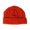 Oliver Spencer Chunky Cable Hat / Red