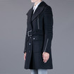 Belstaff Dover Wool Coat / Black