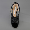 DVF Zia Glitter Heels / Black