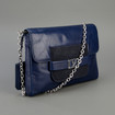 DVF Mimosa Clutch / Navy