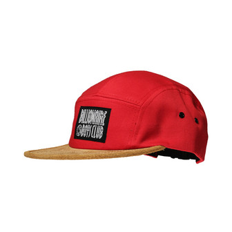 Billionaire Boys Club Logo 5 Panel Cap / Red