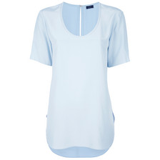 Joseph Crepe De Chine Blouse / Sky Blue