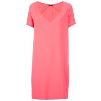 Joseph Claire Eyelet Dress / Coral