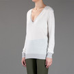 Joseph V-Neck Cashair Knit / Ecru