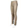 Joseph Leather Leggings / Stone