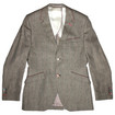 Holland Esquire Hairline Check Jacket / Beige