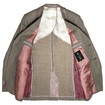 Holland Esquire Hairline Check Jacket / Beige