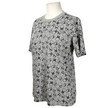Markus Lupfer Rings Embroid T-Shirt / Grey Marl