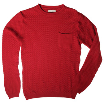 Oliver Spencer Roll Neck Tommy Crew / Red