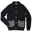 Folk Chunky Gibbons Cardigan / Navy