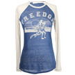 Etoile Isabel Marant Reed Long Sleeve Top / Blue